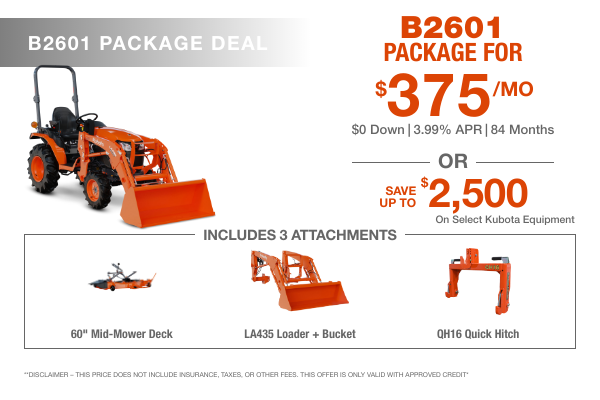 B2601 Digital Tractor Package